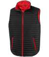 RS239 R239X Result Recycled Thermoquilt Gilet Black / Red colour image